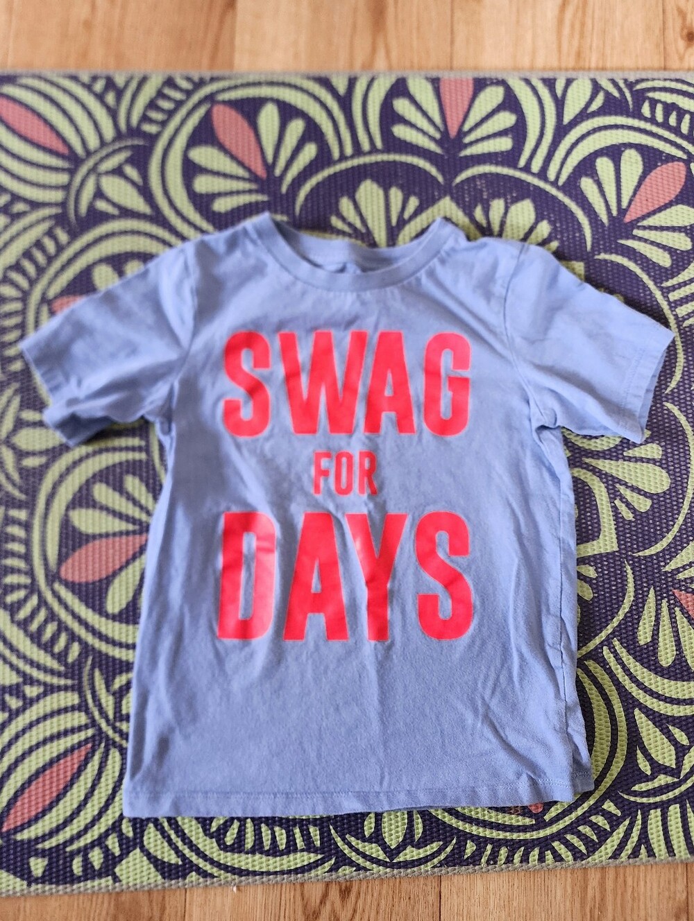The Children's Place Light Blue Swag For Days Short Sleeve
